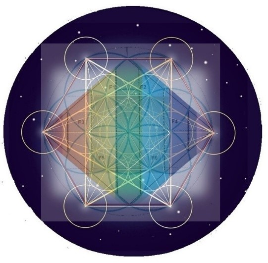 Rombo y flor de la flor